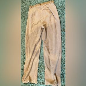 mustard yellow pants (more yellow in person) velvet ish material